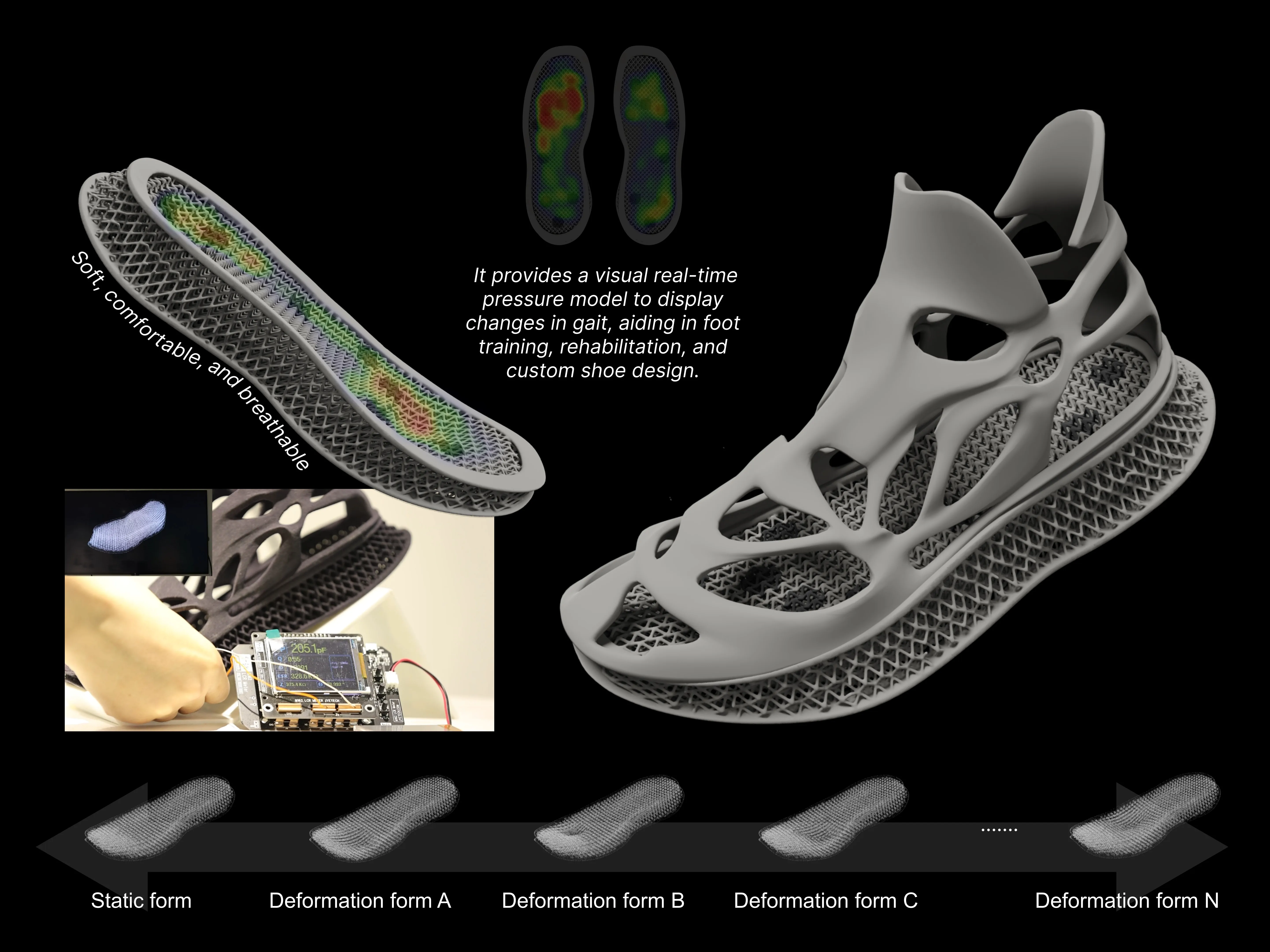 Gait Pressure Detection Sports Shoes